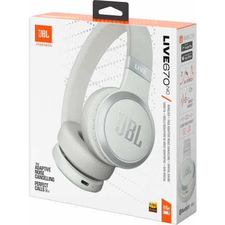 Бездротові навушники JBL Live 670NC White (JBLLIVE670NCWHT)