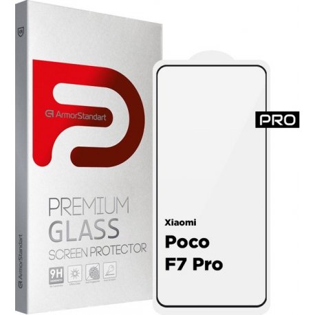 Захисне скло ArmorStandart Pro для Xiaomi Poco F7 Pro Black (ARM80413)