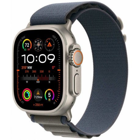 Б/в Apple Watch Ultra 2 49mm (GPS+LTE) Titanium Case with Blue Alpine Loop - Small (Як новий)