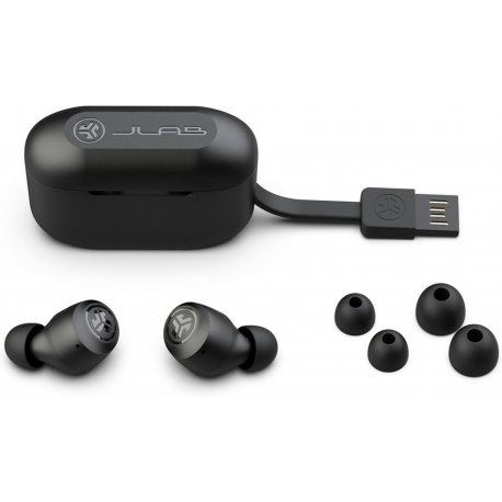 Бездротові навушники JLab Go Air Pop True Wireless Earbuds Black (IEUEBGAIRPOPRBLK124)