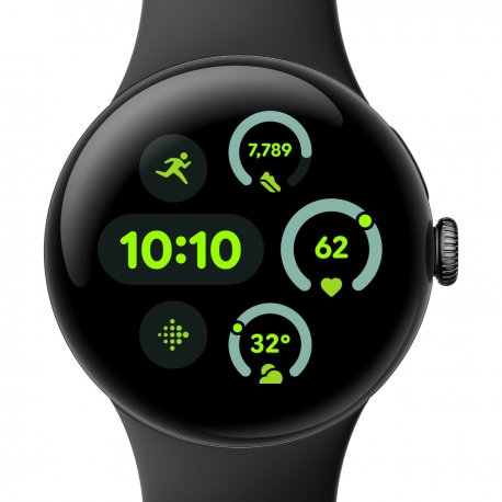 Смарт-часы Google Pixel Watch 3 41mm Wi-Fi Matte Black Case / Obsidian Band