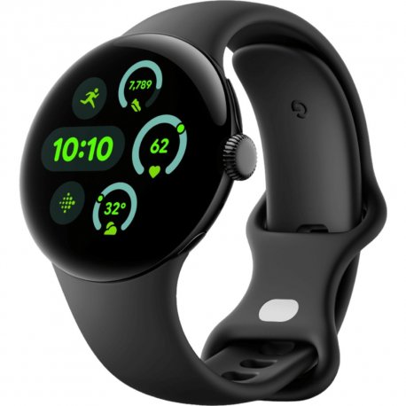 Смарт-годинник Google Pixel Watch 3 41mm Wi-Fi Matte Black Case / Obsidian Band