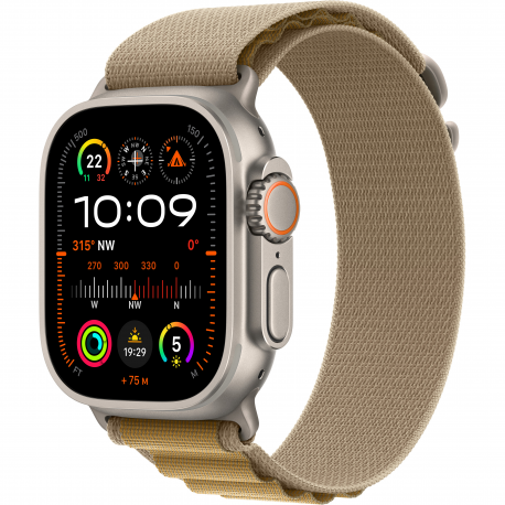 Б/в Apple Watch Ultra 2 (2024) 49mm (GPS+LTE) Natural Titanium Case with Blue Trail Loop – M/L (MX4L3) (Як новий)