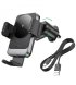 Автодержатель Hoco HW13 Qi 15W Gray