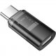 Перехідник Hoco UA36D Type-C to Lightning Black