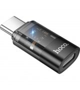 Перехідник Hoco UA36D Type-C to Lightning Black