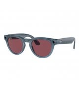Смарт-окуляри Ray-Ban Meta Headliner Shiny Jeans/Polar Dusty Red (RW4009 66985Q50)