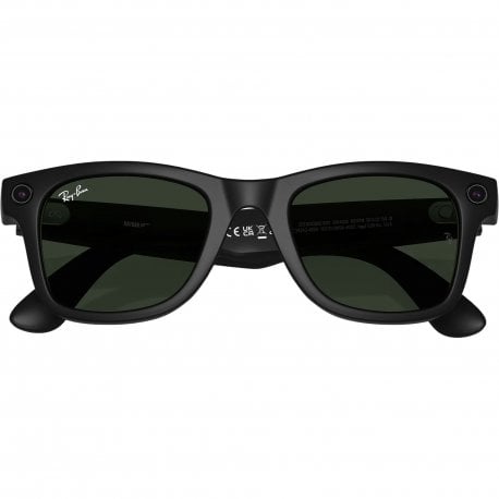 Умные очки Ray-Ban Meta Wayfarer Matte Black Frame Transitions Graphite Green Lenses (RW4006 601S1M50)