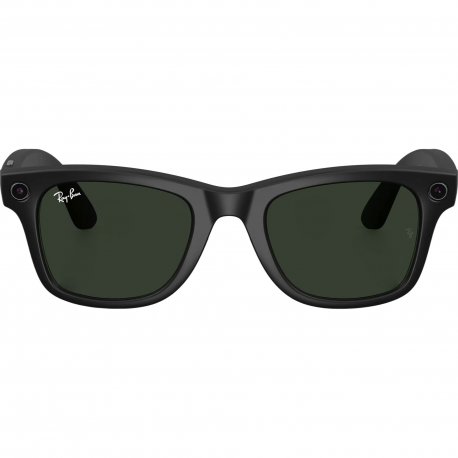 Умные очки Ray-Ban Meta Wayfarer Matte Black Frame Transitions Graphite Green Lenses (RW4006 601S1M50)