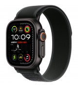 Б/у Apple Watch Ultra 2 (2024) 49mm (GPS+LTE) Black Titanium Case with Black Trail Loop – S/M (MX4U3)