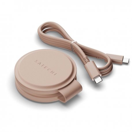 Беспроводное зарядное устройство Satechi OntheGo 2-in-1 Desert Rose (ST-QTG21R)