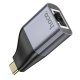 Перехідник Hoco UA35 Type-C to RJ45 1000 Mbps Gray Перехідник Hoco UA35 Type-C to RJ45 1000 Mbps Gray