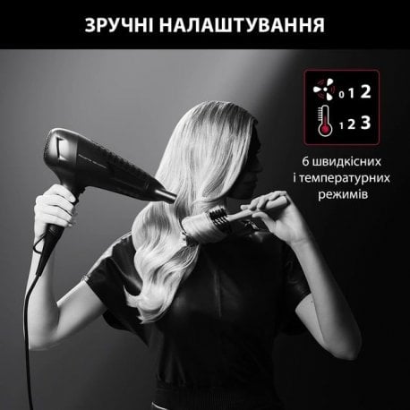 Фен Rowenta CV581LF0 Studio Dry x Karl Lagerfeld Black
