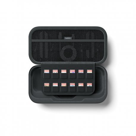 Чохол Belkin із акумулятором 10000мА·год для Nintendo Switch 2 Charcoal (ENA001HQCH-V2)