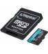 Карта пам'яті Kingston Canvas Go Plus 128GB Class 10 UHS-I U3 + адаптер