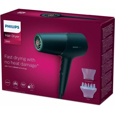 Фен Philips BHD512/00 Series 5000 Dark Blue