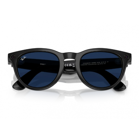 Умные очки Ray-Ban Meta Headliner Shiny Black Frame/Sapphire Transitions (RW4009F 601/MF51)