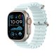 Ремешок Ocean Band для Apple Watch 49mm Ice Blue Ocean Band - Natural Titanium Finish (MXTF3) Ремешок Ocean Band для Apple Watch 49mm Ice Blue Ocean Band - Natural Titanium Finish (MXTF3)