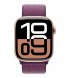 Б/у Apple Watch Series 10 42mm (GPS) Rose Gold Aluminium Case with Plum Sport Loop (MWWK3) (Как новый)