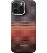 Чехол Pitaka Tactile Woven PitaTap для iPhone 16 Pro Max Sunset (KI1602SUM)