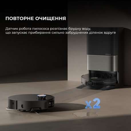 Робот-пылесос Dreame Robot Vacuum X50 Ultra Complete Black