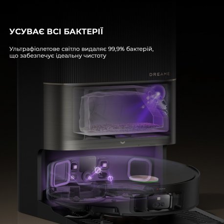 Робот-пылесос Dreame Robot Vacuum X50 Ultra Complete Black