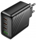 Сетевое зарядное устройство Hoco CS27A 67W 3Type-C+USB Black