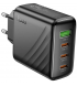 Сетевое зарядное устройство Hoco CS27A 67W 3Type-C+USB Black