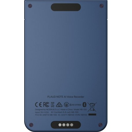Цифровой диктофон PLAUD.AI Note ChatGPT Empowered AI Voice Recorder Navy Blue