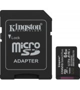 Карта памяти Kingston Canvas Select Plus 64GB Gen3 Class 10 A1 R-100Mb/s (SDCS3/64GB)