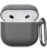 Чехол ArmorStandart Hang Case with Carbine для AirPods 4 Advanced Ash (ARM81278)