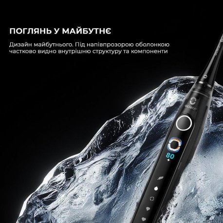 Электрическая зубная щётка Oclean X Pro 20 S Duo Set White+Black