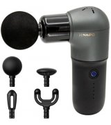Перкуссионный массажер Naipo Mini Massage Gun (4 насадки) Black (MGPC-002)
