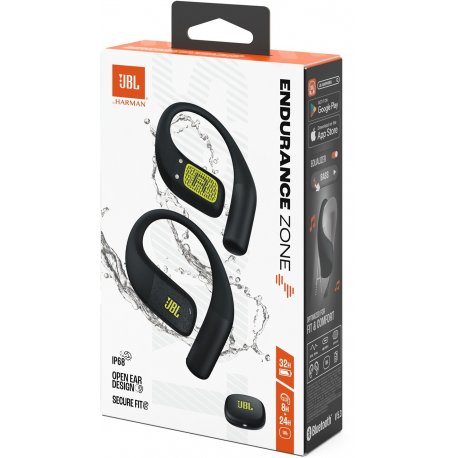 Бездротові навушники JBL Endurance Zone Black/Lime (JBLENDUZONEBLKL)