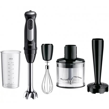 Блендер погружной BRAUN MQ 55307 MBK, Black, (MQ55307MBK)