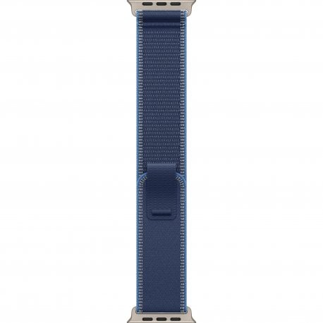 Apple Watch Ultra 3 49mm (GPS+LTE) Natural Titanium Case with Blue/Bright Blue Trail Loop - M/L