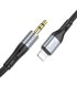 Кабель AUX Hoco UPA22 Lightning to 3.5mm (1м) Black