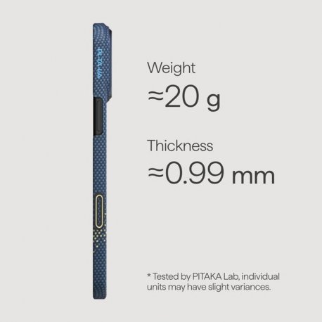 Чехол Pitaka Ultra-Slim Case для iPhone 17 Pro Max Milky Way Galaxy (KI1701MPM)