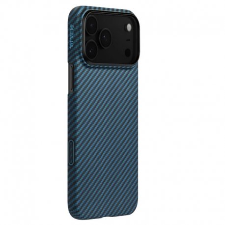 Чохол Pitaka Ultra-Slim Case для iPhone 17 Pro Max Twill Blue/Grey (KI1706BPM)