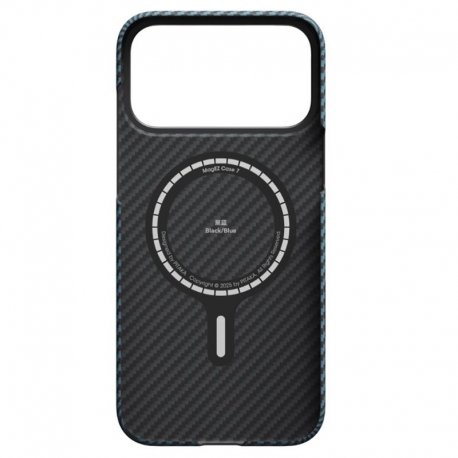 Чехол Pitaka Ultra-Slim Case для iPhone 17 Pro Twill Blue/Grey (KI1706BP)