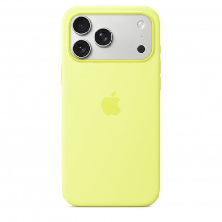 Чехол Apple iPhone 17 Pro Max Silicone Case with MagSafe Neon Yellow (MGFM4)