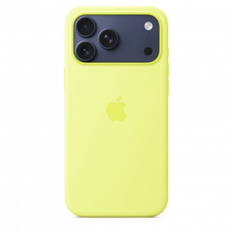 Чехол Apple iPhone 17 Pro Max Silicone Case with MagSafe Neon Yellow (MGFM4)