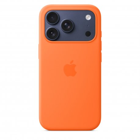 Чехол Apple iPhone 17 Pro Silicone Case with MagSafe Orange (MGFE4)