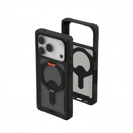 Чохол UAG Plasma XTE MagSafe для iPhone 17 Pro Black/Pop Orange (114527114097)