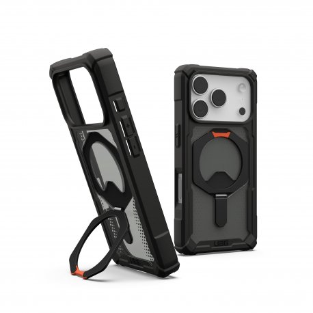 Чохол UAG Plasma XTE MagSafe для iPhone 17 Pro Black/Pop Orange (114527114097)