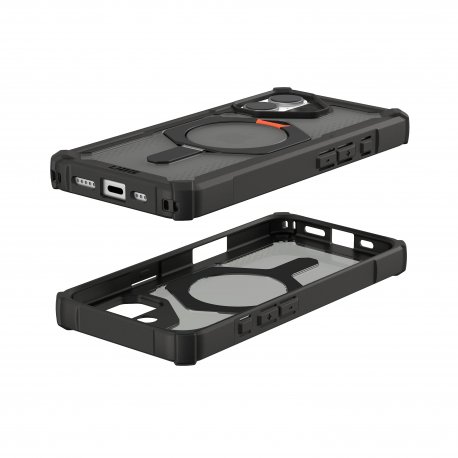 UAG Plasma XTE MagSafe для iPhone 17 Black/Pop Orange (114526114097)