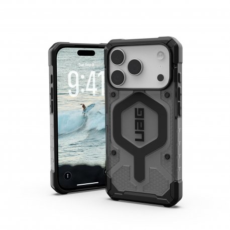 UAG Pathfinder Clear MagSafe для iPhone 17 Pro Ash/Black (114551113140)