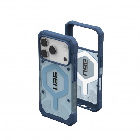 UAG Pathfinder Clear MagSafe Bundle для iPhone 17 Pro Blues Lanyard (1145511BV03)