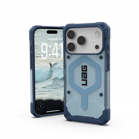UAG Pathfinder Clear MagSafe Bundle для iPhone 17 Pro Blues Lanyard (1145511BV03)