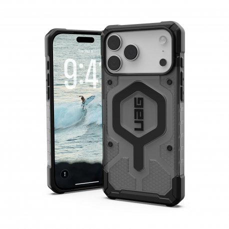 UAG Pathfinder Clear MagSafe для iPhone 17 Pro Max Ash/Black (114552113140)
